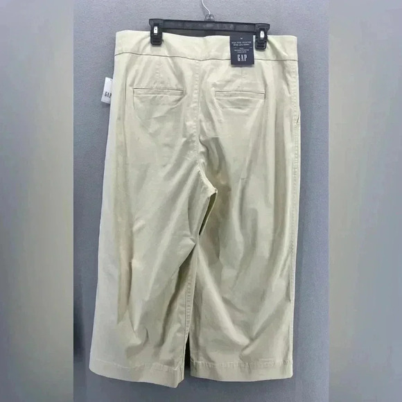 Gap high rise pleated wide leg khaki pants trouser pockets front and back 🩷 - Picture 5 of 12